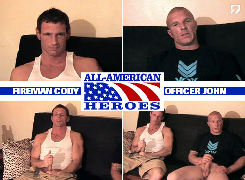 American Hero Porn - All-American Heroes: Officer John & Fireman Cody - WAYBIG