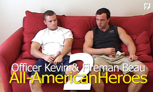 Officer Kevin & Fireman Beau 2 at All-AmericanHeroes