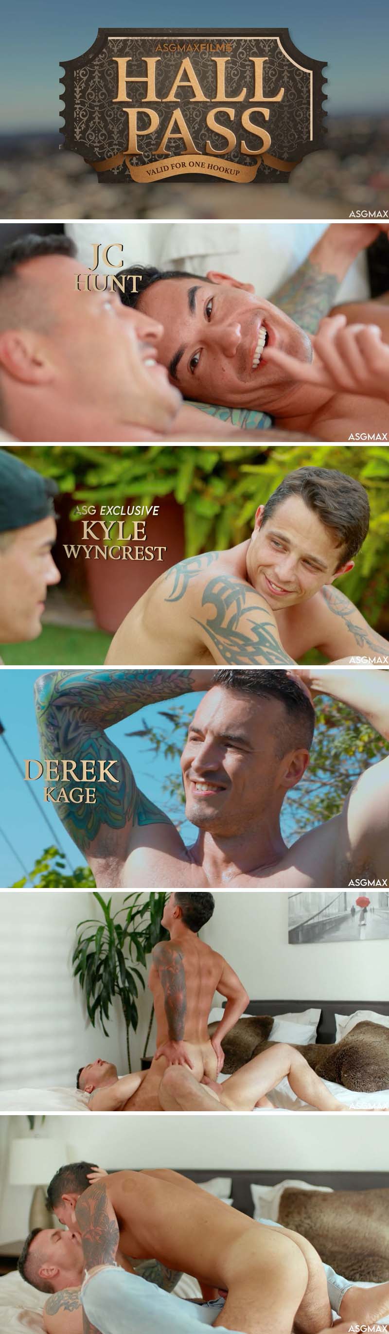 Hall Pass Granted: JC Hunt Supports Derek Kage’s Bottoming Journey with Kyle Wyncrest at ASGMax