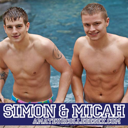 Simon & Micah's Bi Tag Team at AmateurCollegeSex