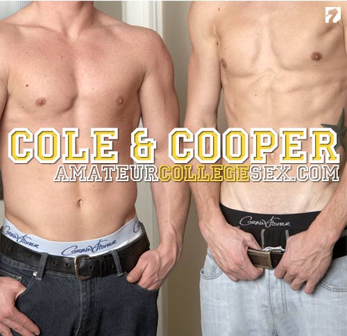 Cole & Cooper's Tag Team at AmateurCollegeSex