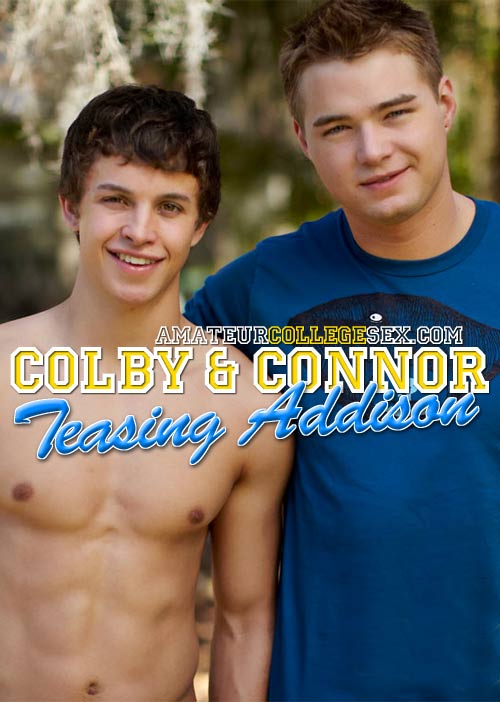Connor & Colby Teasing Addison at AmateurCollegeSex