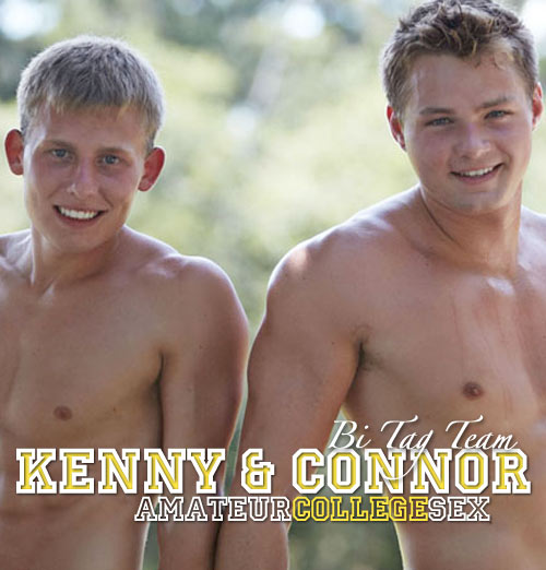 Connor & Kenny's Bi Tag Team at AmateurCollegeSex