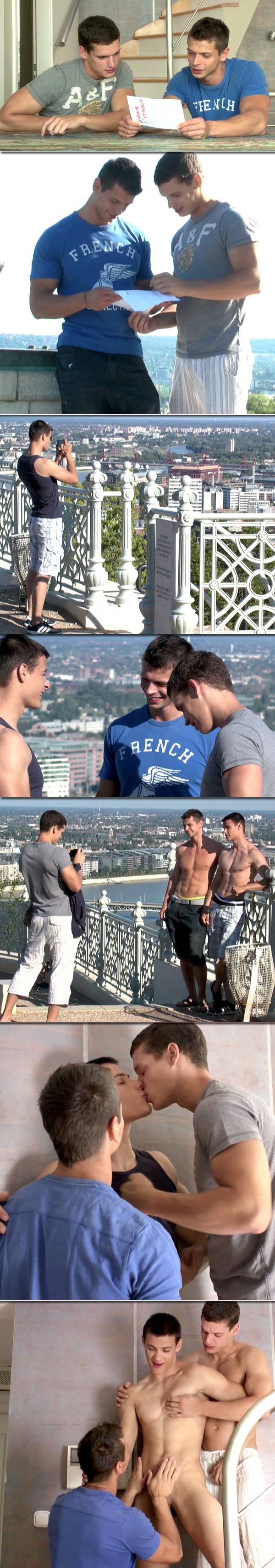 Fantasy 3-Way (with Rhys Jagger, Jean-Daniel Chagall and Andrei Karenin) (Bareback) at BelAmiOnline at BelAmiOnline.com