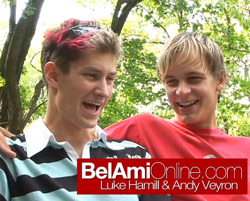 Luke Hamill & Andy Veyron (First Suck) at BelAmiOnline.com