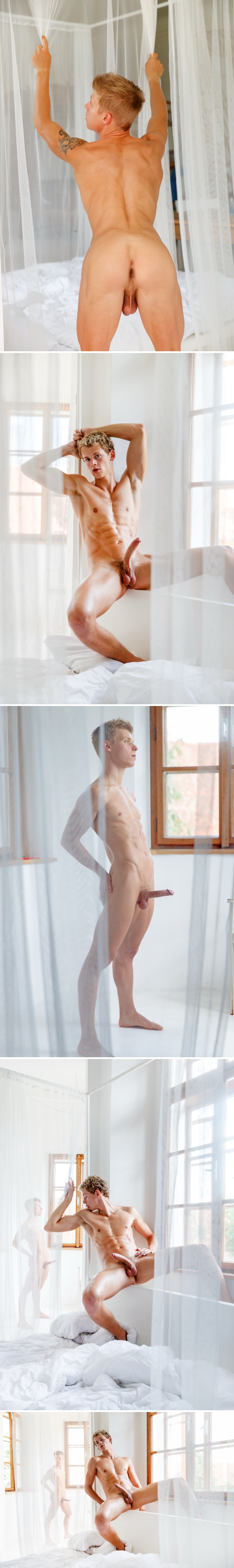 BelAmi's Models of the Week: Sven Basquiat and Jerome Exupery in Pure White at BelAmiOnline