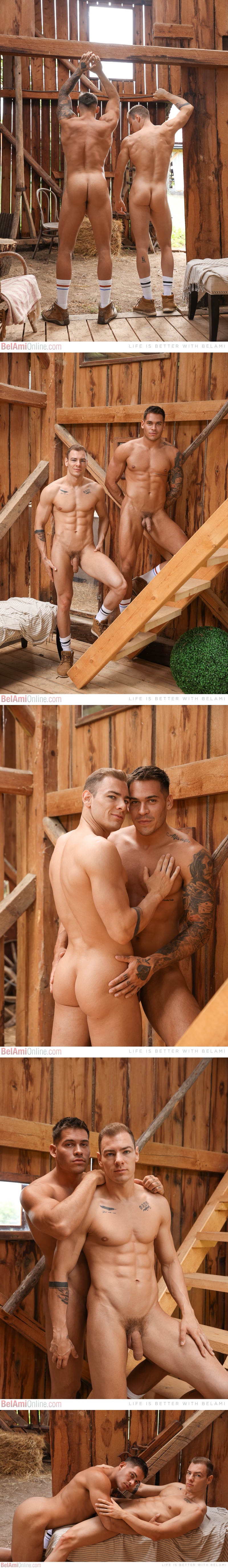 BelAmi 'Model of the Week': Kyle Brady & XL-Hung Matheo Bare Flex Their Muscle