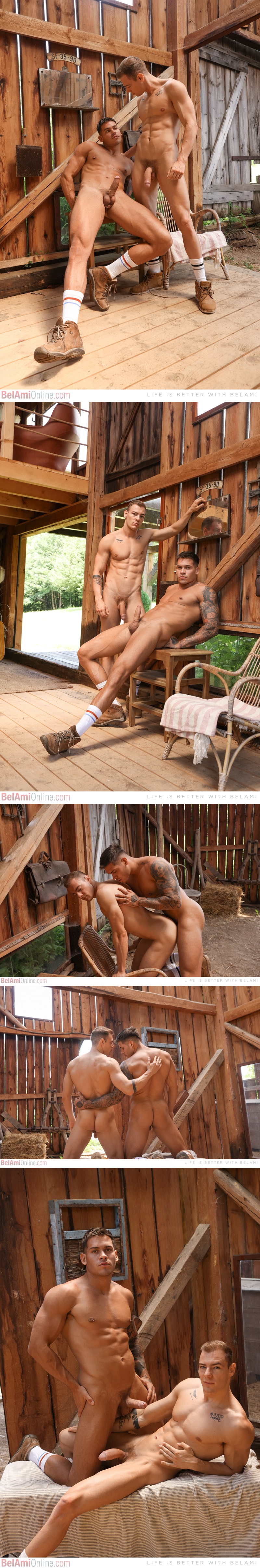 BelAmi 'Model of the Week': Kyle Brady & XL-Hung Matheo Bare Flex Their Muscle