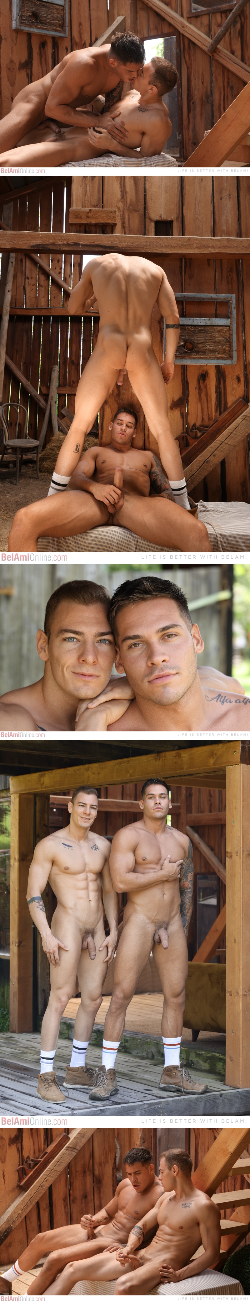 BelAmi 'Model of the Week': Kyle Brady & XL-Hung Matheo Bare Flex Their Muscle