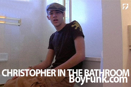 Christopher in the Bathroom at BoyFunk