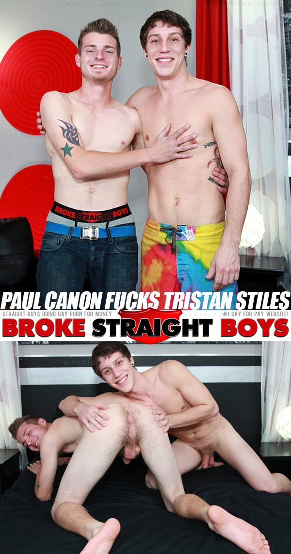 Paul Canon Fucks Tristan Stiles at Broke Straight Boys