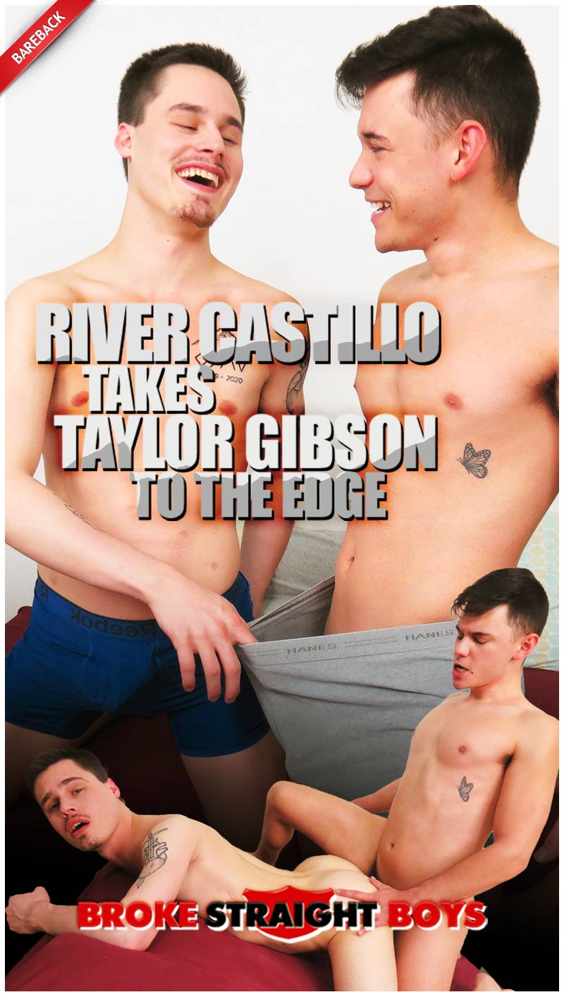 River Castillo Fucks Taylor Gibson at Broke Straight Boys!