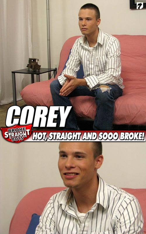 Corey at Broke Straight Boys