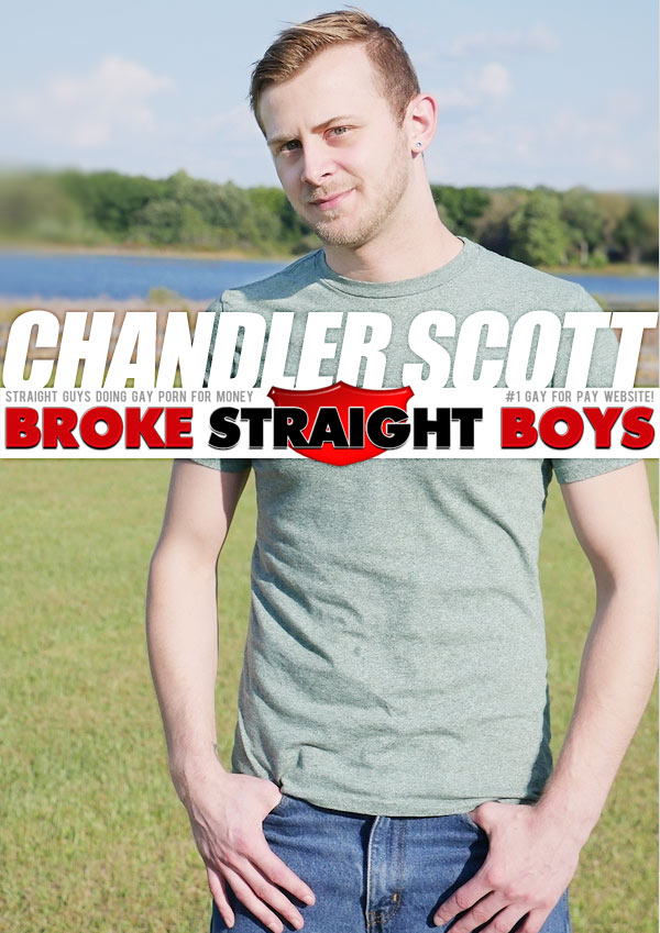 Chandler Scott (Jerkoff & Cum) at Broke Straight Boys
