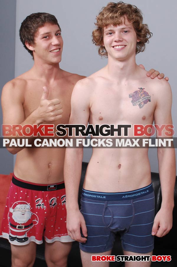 Paul Canon Fucks Max Flint at Broke Straight Boys