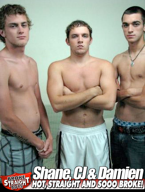 Shane, CJ & Damien at Broke Straight Boys
