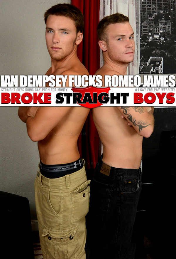 Ian Dempsey Fucks Romeo James (Bareback) at Broke Straight Boys