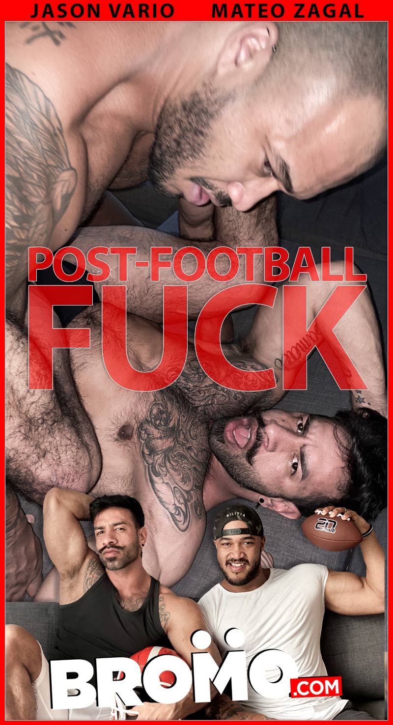 Post-Football Fuck (Jason Vario Fucks Mateo Zagal) at BROMO