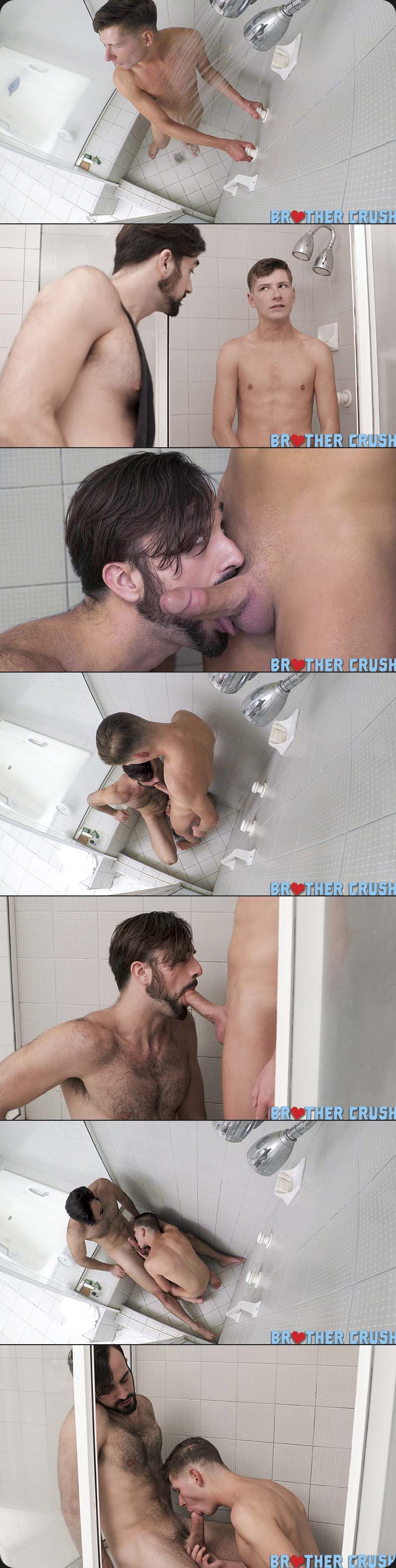 Two P's In a Pod: ALMOST CAUGHT (Mason Lear Fucks Lukas Stone) at Brother Crush