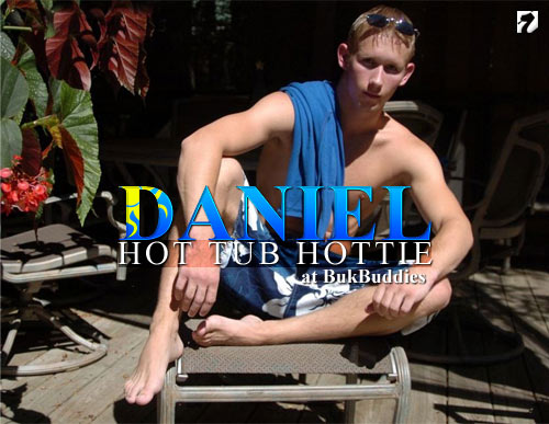 Daniel in Hot Tub Hottie at BukBuddies