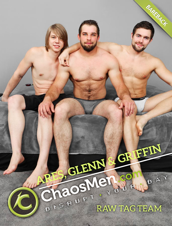 Ares, Glenn & Griffin (Bareback Tag Team) at ChaosMen