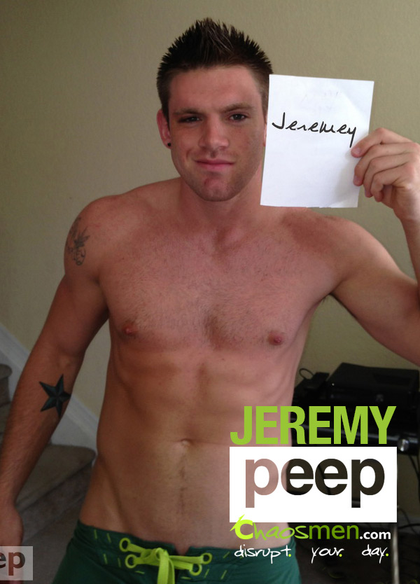 Jeremy Ace 'peep' at ChaosMen