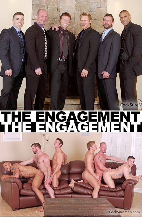 The Engagement Part 2: The Orgy at CocksureMen.com
