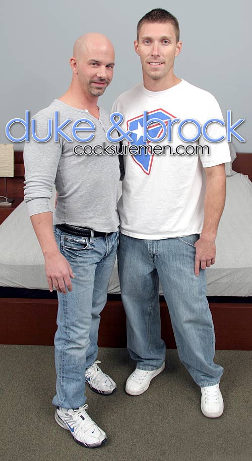 Duke Lewis and Brock Armstrong (Flip-Flop-Bareback-Fuck) at CocksureMen.com