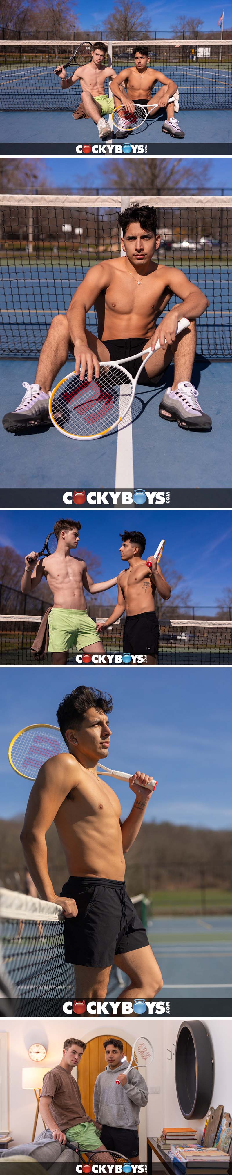 Oliver Carter vs Matteo Gold [Tennis Winner Takes All Showdown] at CockyBoys