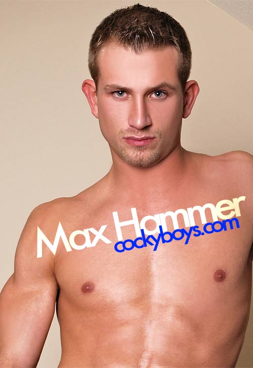 Max Hammer Jacks Off at CockyBoys.com