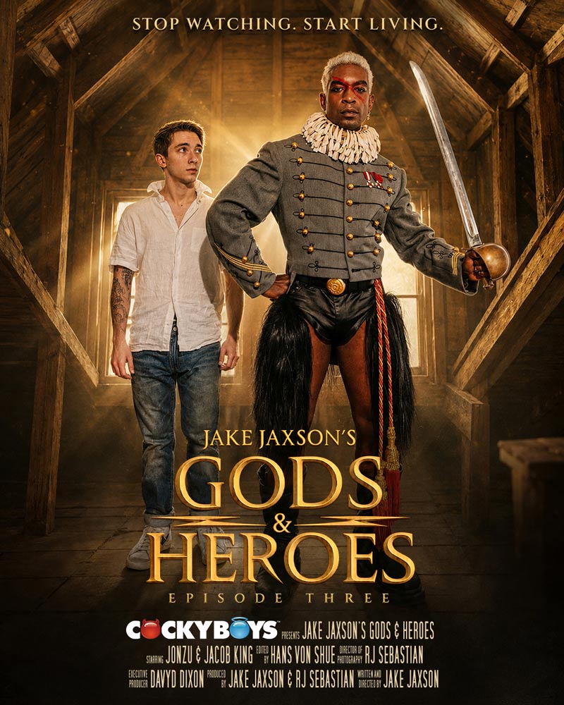 Gods & Heroes, Episode 2: Kane Fox Awakens Seth Cain's Hermes at CockyBoys