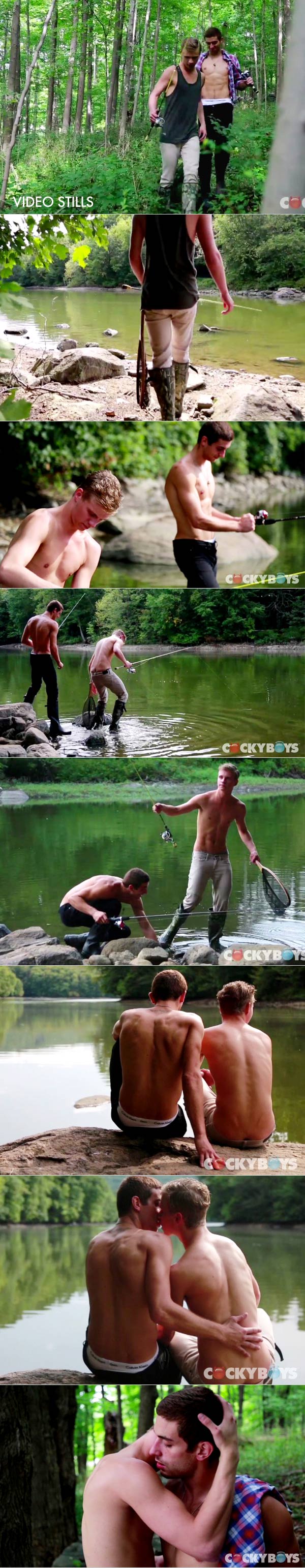 Dillon Rossi and Max Ryder (Go Fishing and Fuck!) at CockyBoys.com
