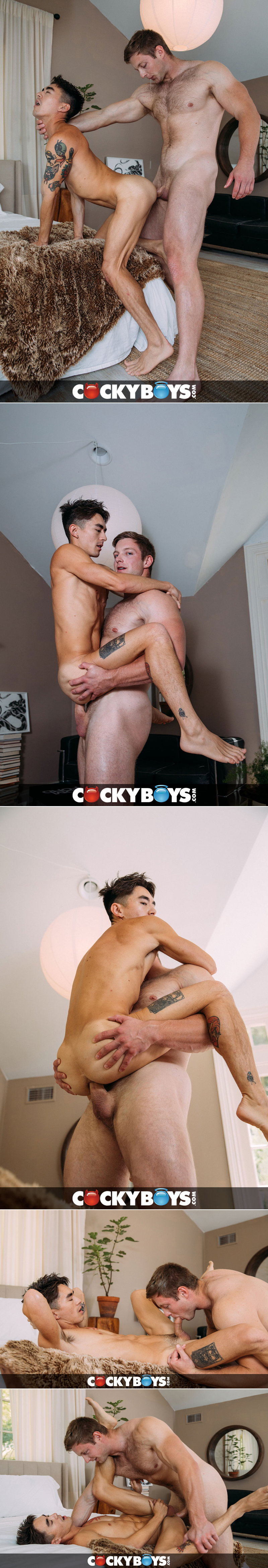 Kyle Denton Fucks Cody Seiya at CockyBoys