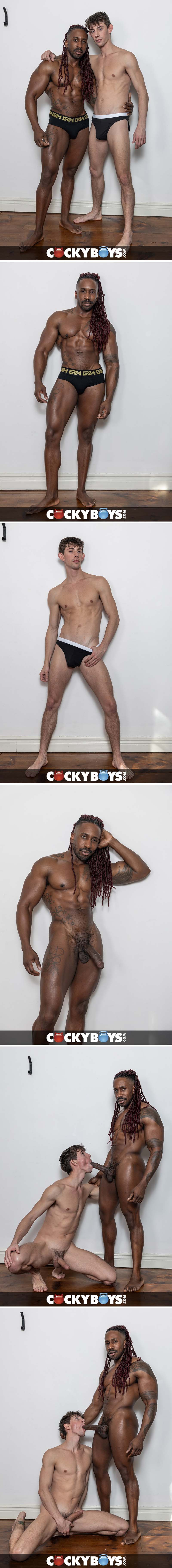 Max Konnor and Zane Kazan Reignite Their Interracial Fire at CockyBoys