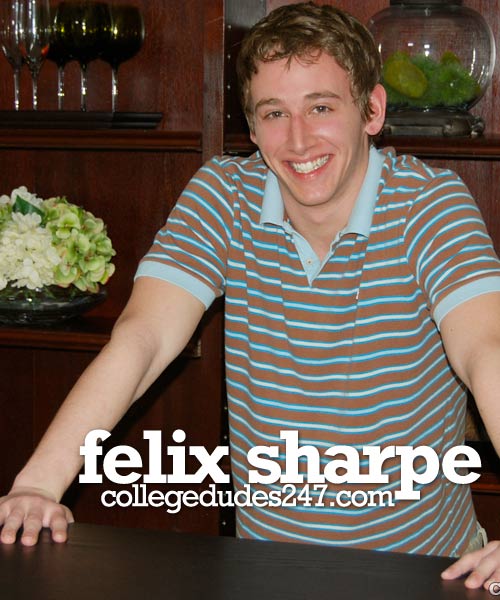 Felix Sharpe Busts A Nut at CollegeDudes247