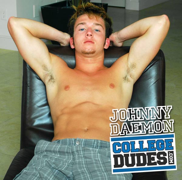 Johnny Daemon (Busts A Nut) at CollegeDudes.com