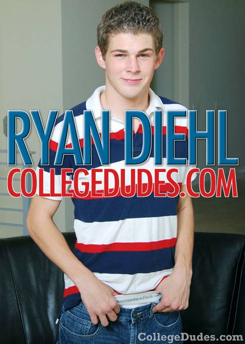 Ryan Diehl Busts A Nut at CollegeDudes.com