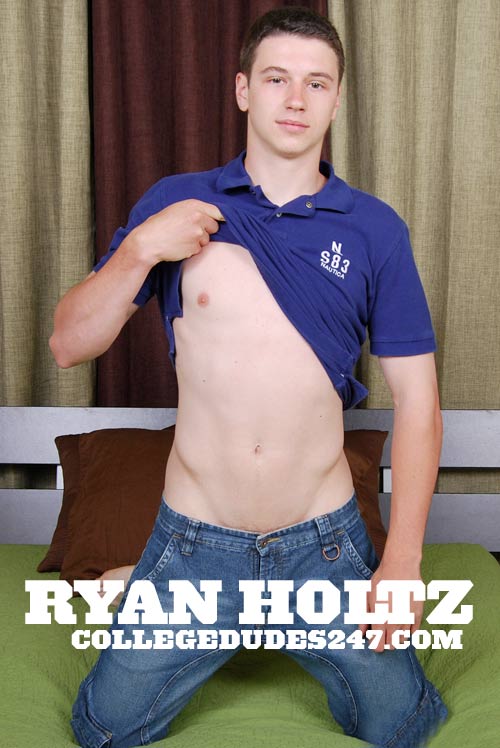 Ryan Holtz Busts A Nut at CollegeDudes247