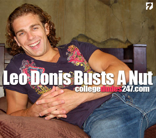 Leo Donis Busts A Nut at CollegeDudes247