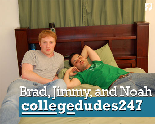Brad, Jimmy, and Noah at CollegeDudes247