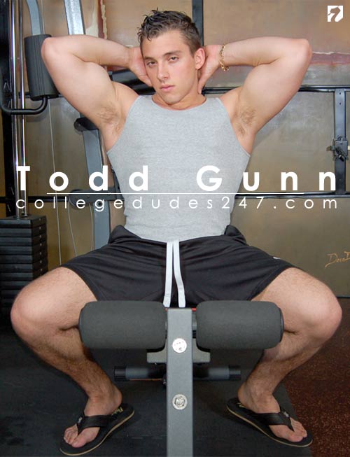 Todd Gunn Busts A Nut at CollegeDudes247