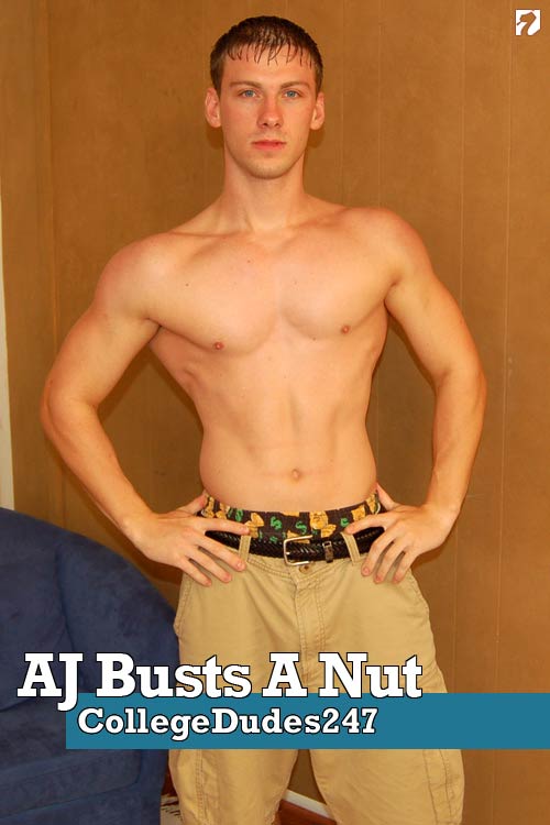 AJ Busts A Nut at CollegeDudes247