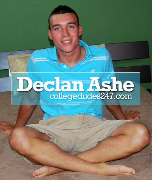 Declan Ashe Busts A Nut at CollegeDudes247