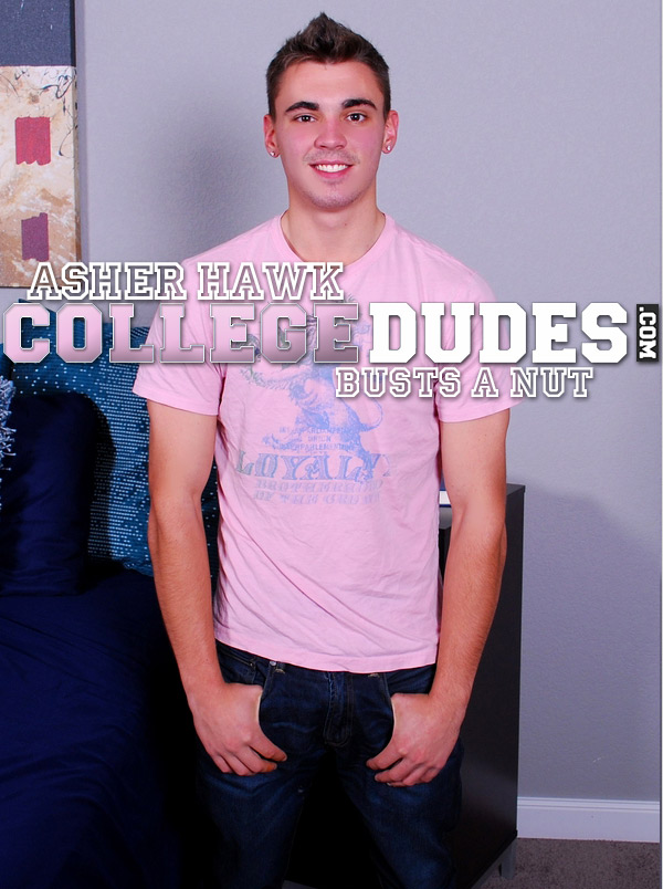 Asher Hawk (Busts A Nut) at CollegeDudes.com