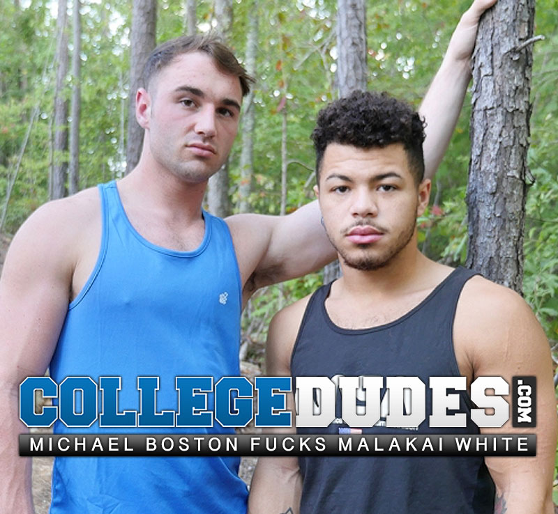 Michael Boston Fucks Malakai White (Bareback) at CollegeDudes.com