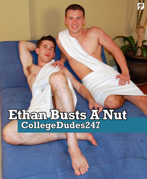Ethan Busts A Nut at CollegeDudes247