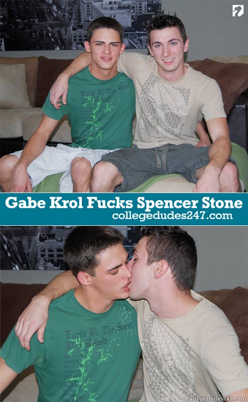 Gabe Krol Fucks Spencer Stone at CollegeDudes247
