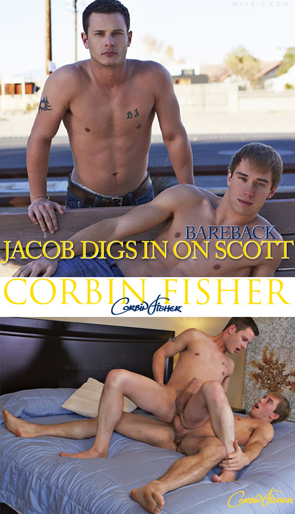 Jacob Digs In On Scott (Bareback) at CorbinFisher