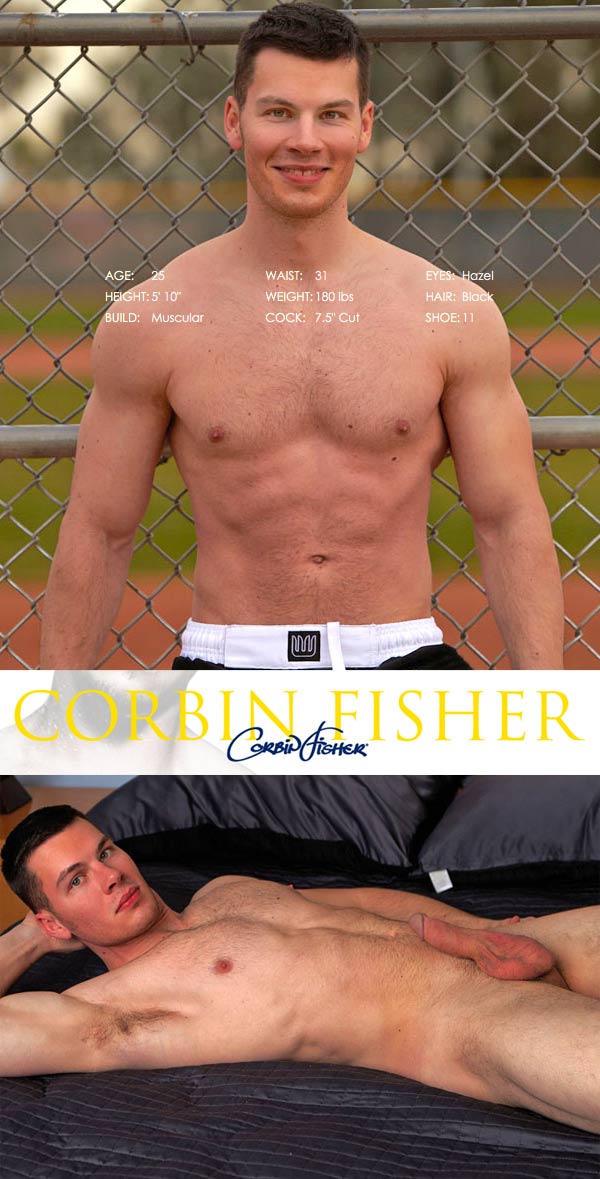 Roman (Flexes His Muscle) at CorbinFisher