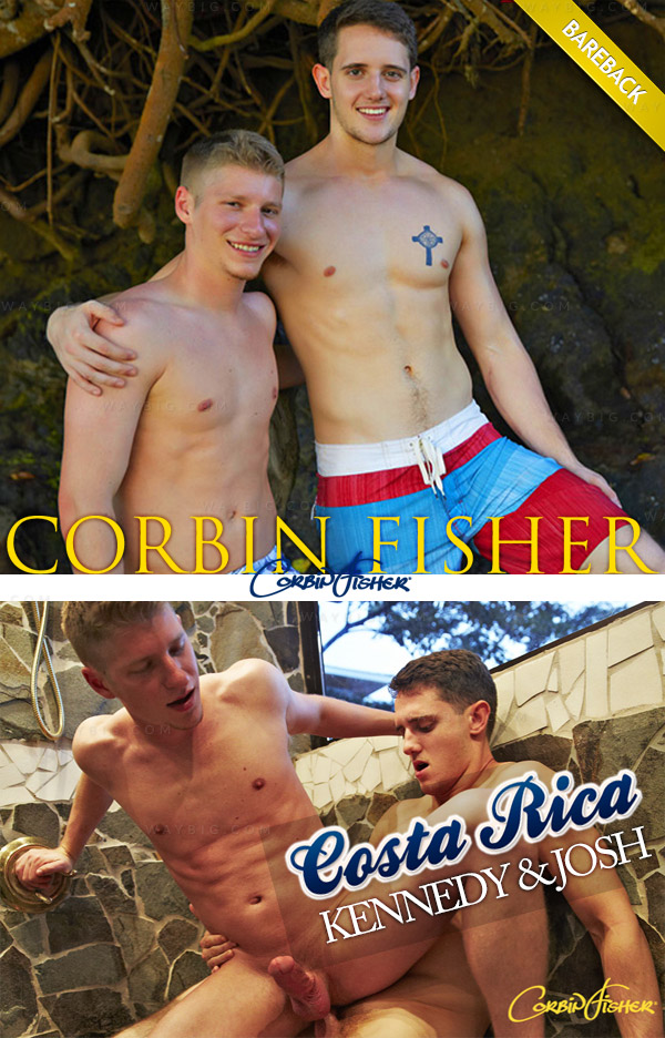 Costa Rica Part 5: Kennedy & Josh's Shower Fuck (Bareback) at CorbinFisher